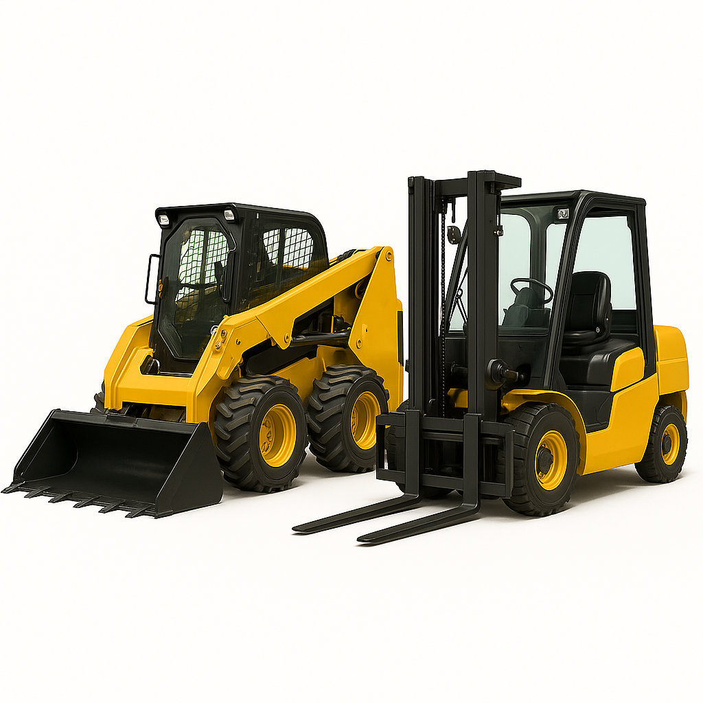 Skid steer and forklift